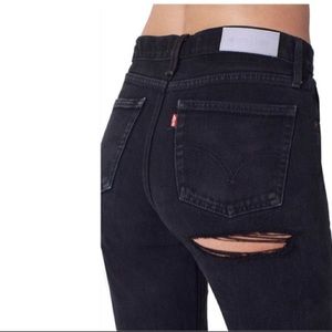 RE/DONE Levis buttrip high rise ankle crop size 25